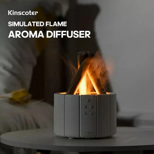 [KINSCOTER] Simulated Flame Aroma Diffuser